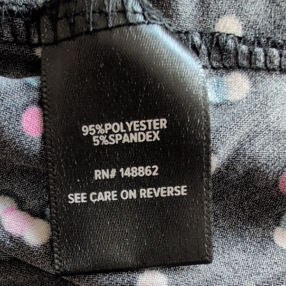 Black Floral Wrap Dress with Pink Accents - Brand - Picture 10 of 13
